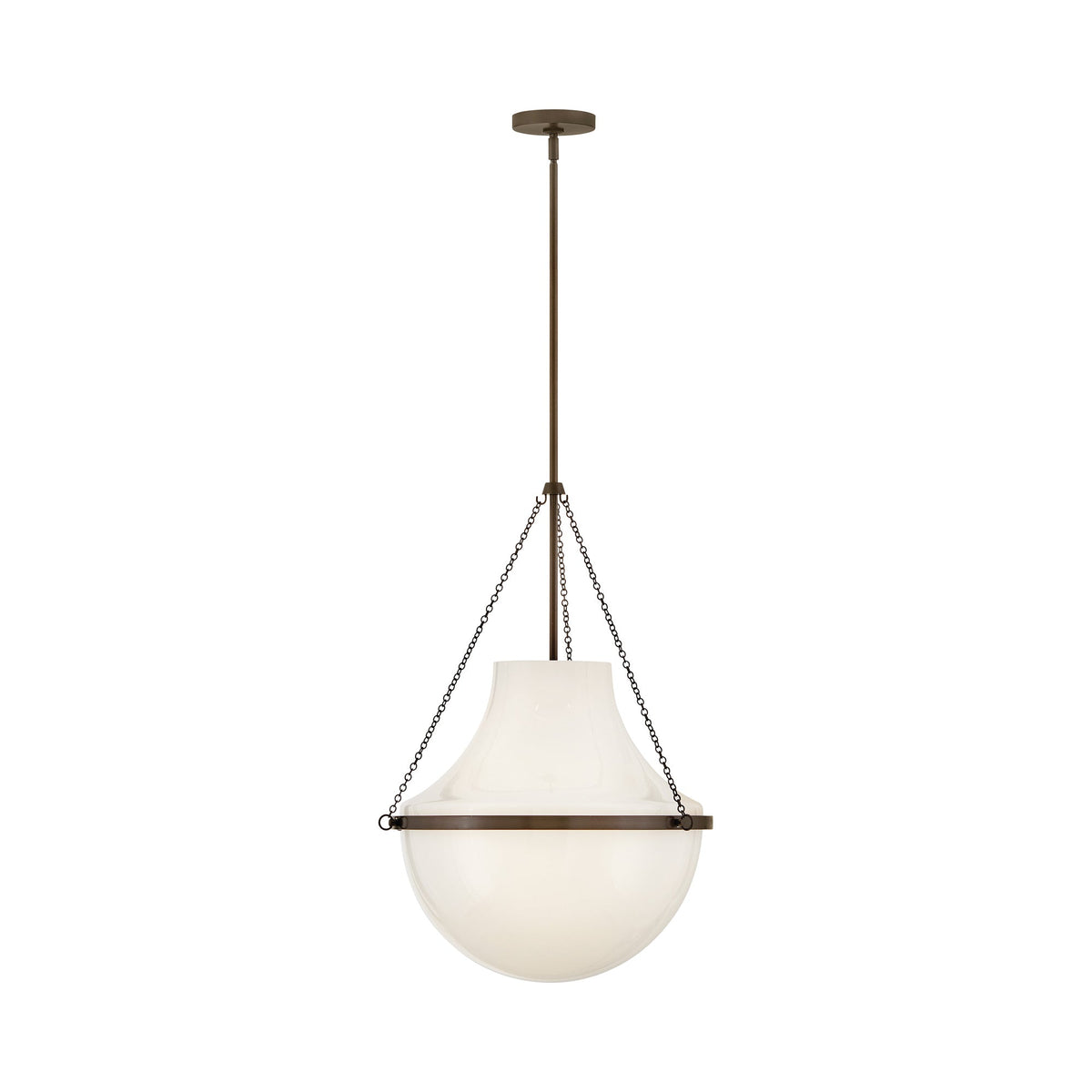 Collins Pendant Light in Heritage Bronze (Large).