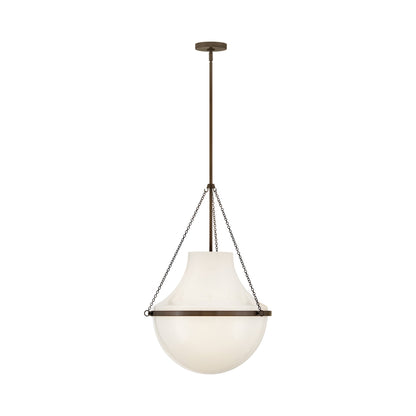 Collins Pendant Light in Heritage Bronze (Large).