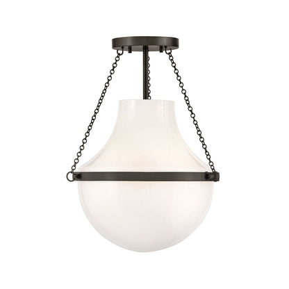 Collins Semi Flush Mount Ceiling Light in Detail.