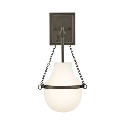 Collins Wall Light in Black Oxide.