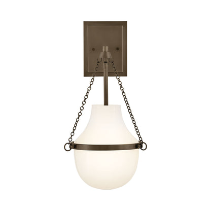 Collins Wall Light in Heritage Bronze.