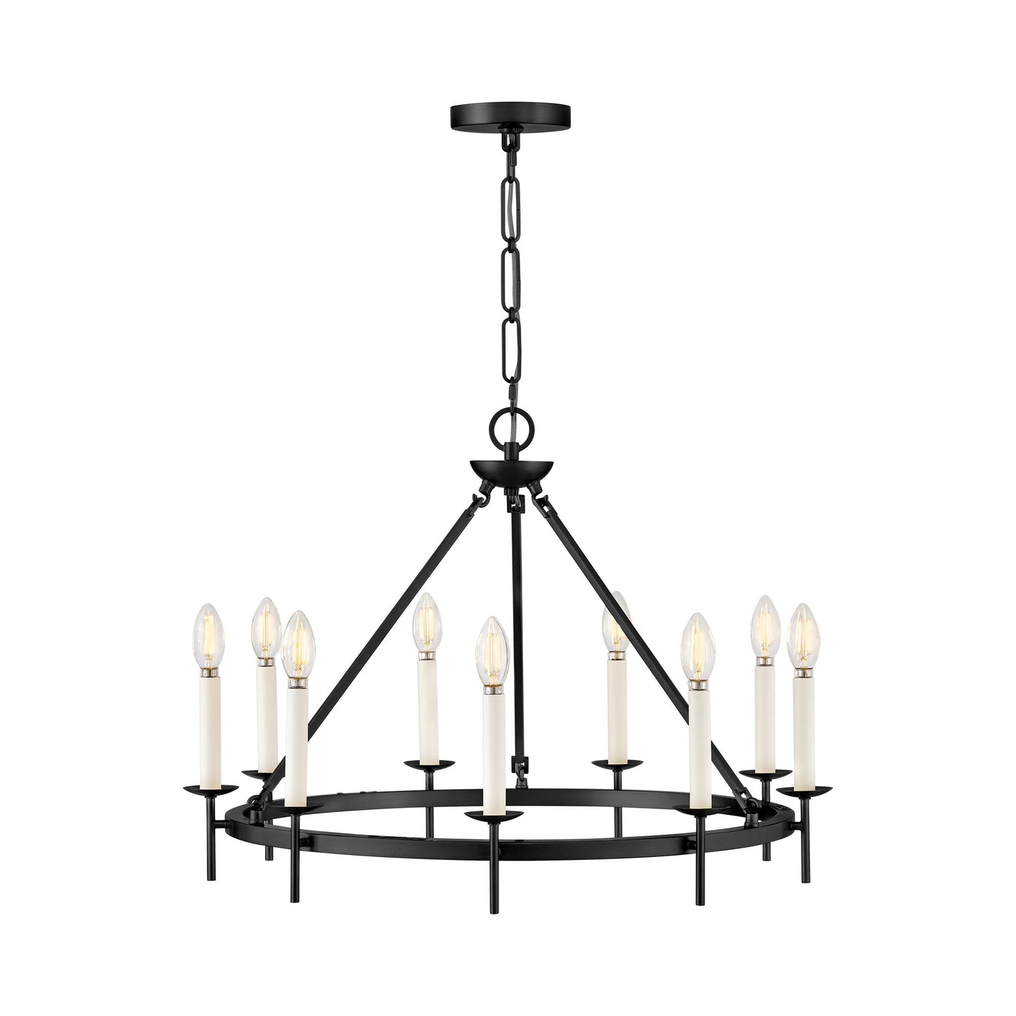 Copley Chandelier in Black (27.75-Inch).