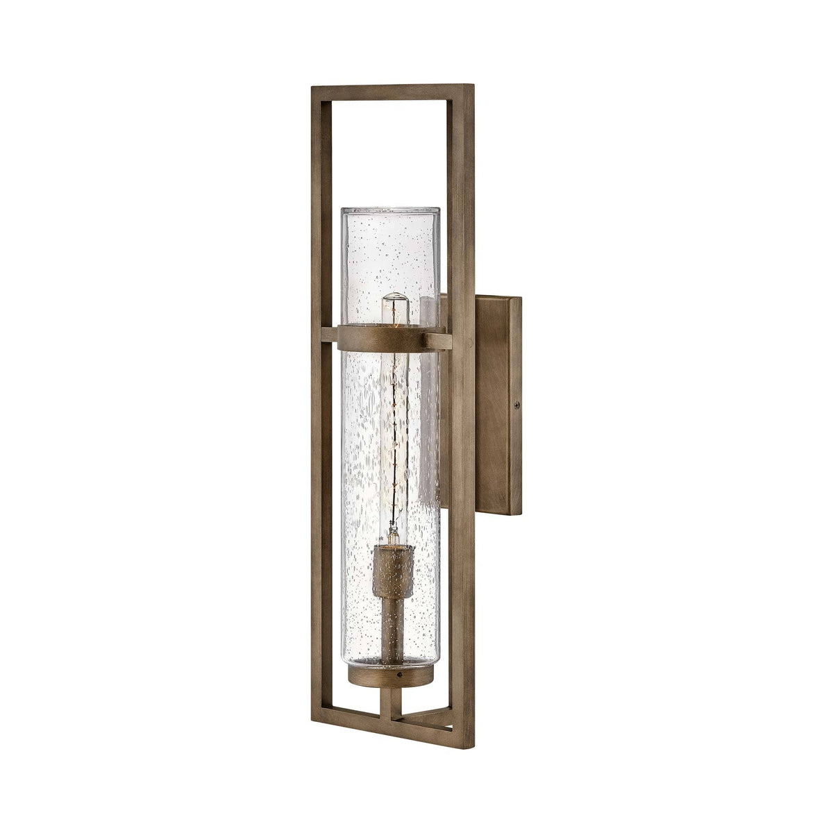 Cordillera Outdoor Wall Light in Burnished Bronze (26-Inch).