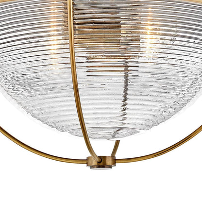 Crew Flush Mount Ceiling Light in Detail.