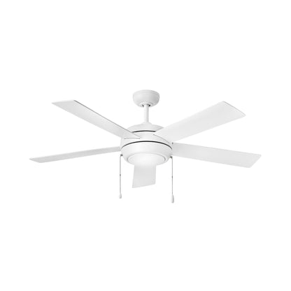Croft LED Ceiling Fan in Chalk White (52-Inch).