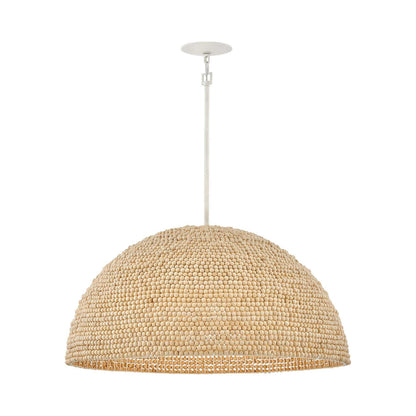 Dalia Pendant Light in Textured Plaster (Large).