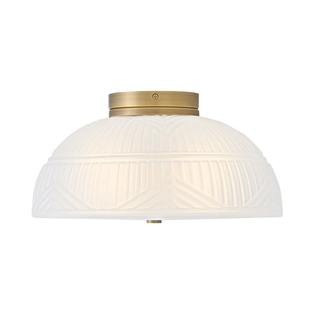 Devon Flush Mount Ceiling Light in Detail.