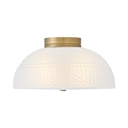 Devon Flush Mount Ceiling Light in Detail.