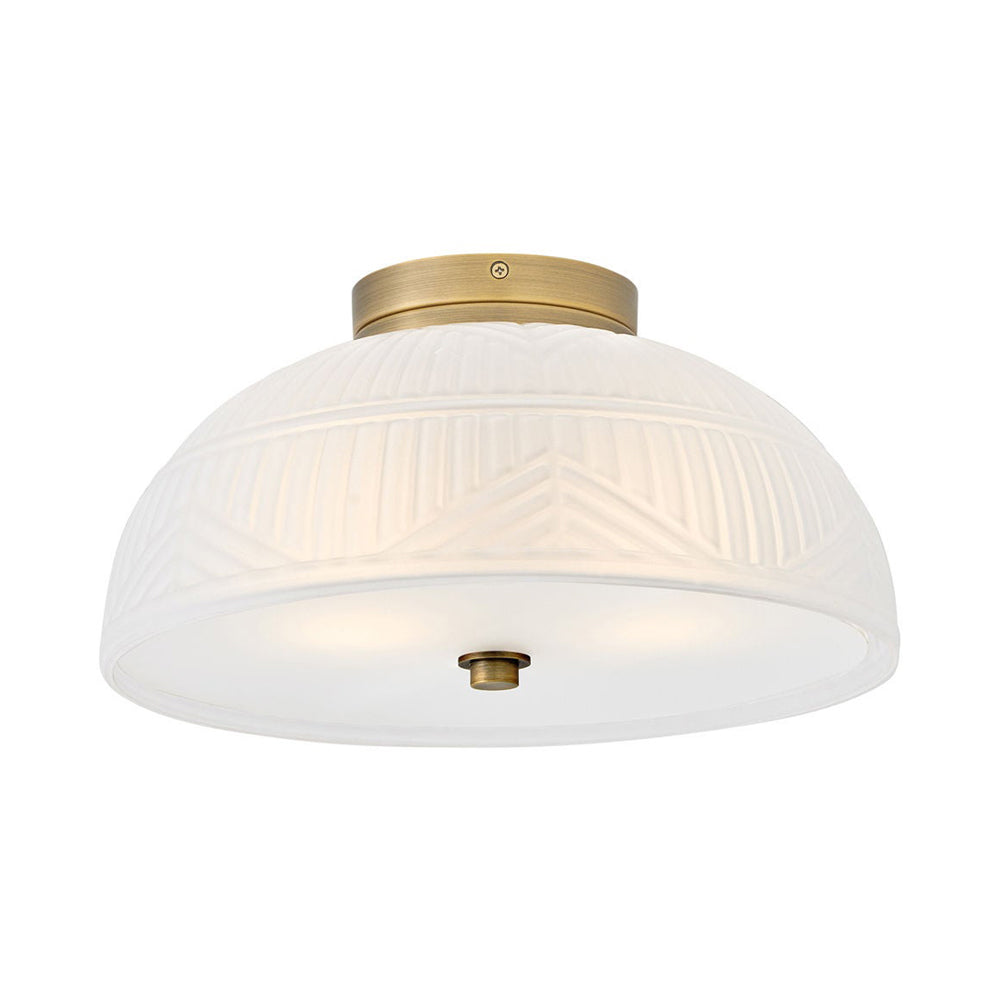 Devon Flush Mount Ceiling Light in Detail.