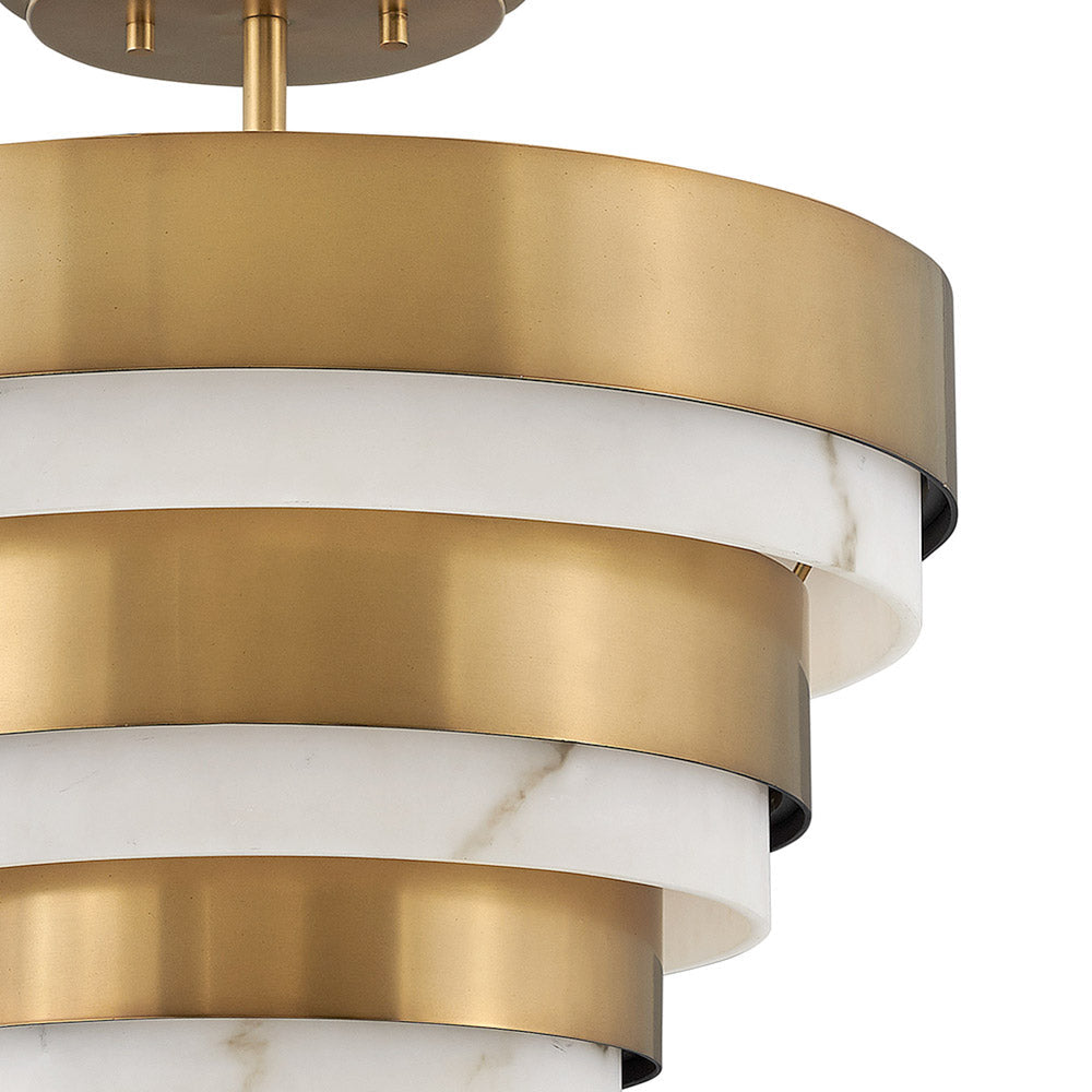 Echelon Semi Flush Mount Ceiling Light in Detail.