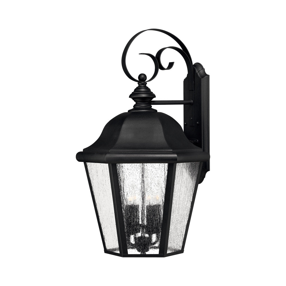 Edgewater Outdoor Wall Light in Black (25.5-Inch/Bulb Included).