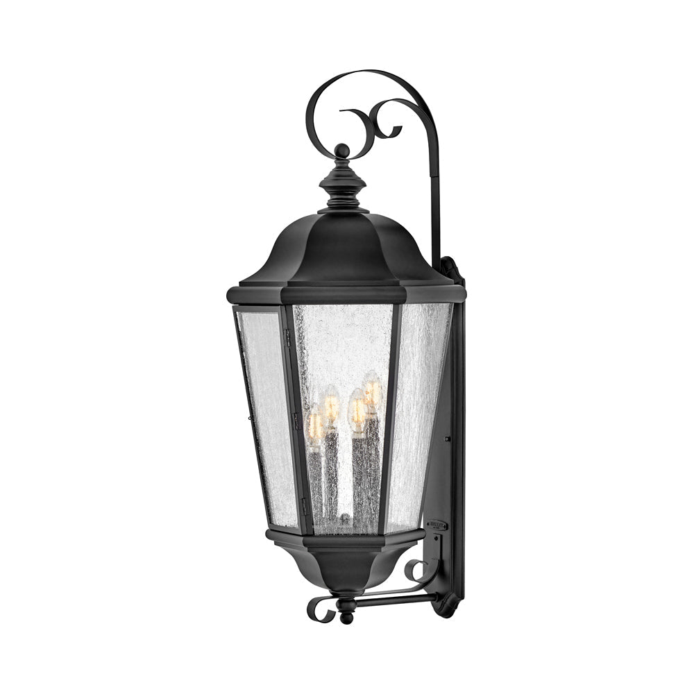 Edgewater Outdoor Wall Light in Black (34.75-Inch/Bulb Not Included).