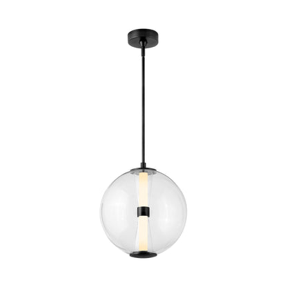 Elin LED Pendant Light in Black.