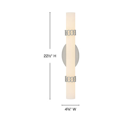 Eliza LED Bath Vanity Light - line drawing.