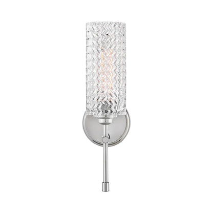 Elle Single Bath Wall Light in Chrome.