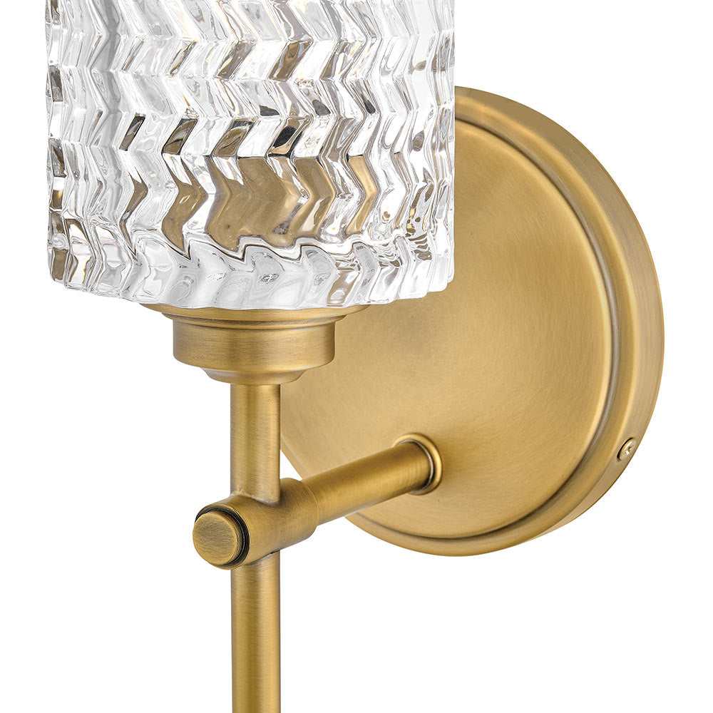 Elle Single Bath Wall Light in Detail.