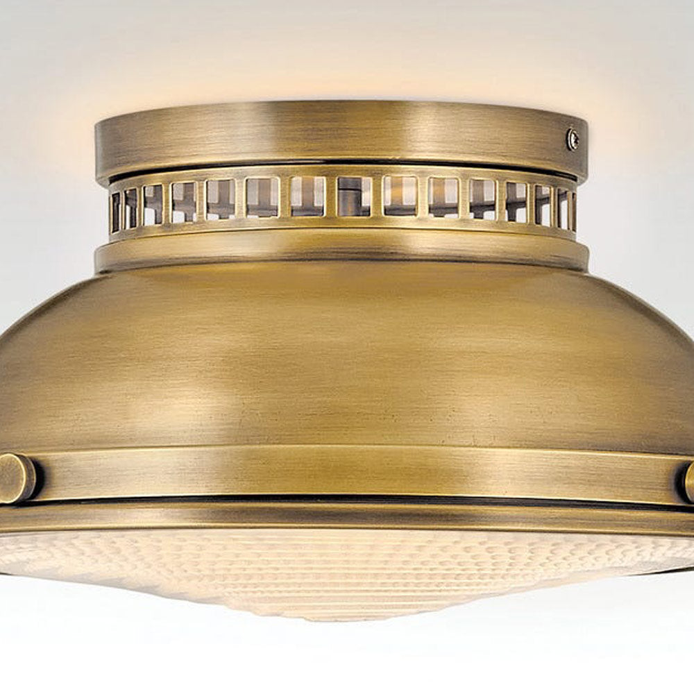 Emery Flush Mount Ceiling Light in Detail.