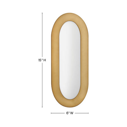 Emme LED Bath Vanity Light - line drawing.