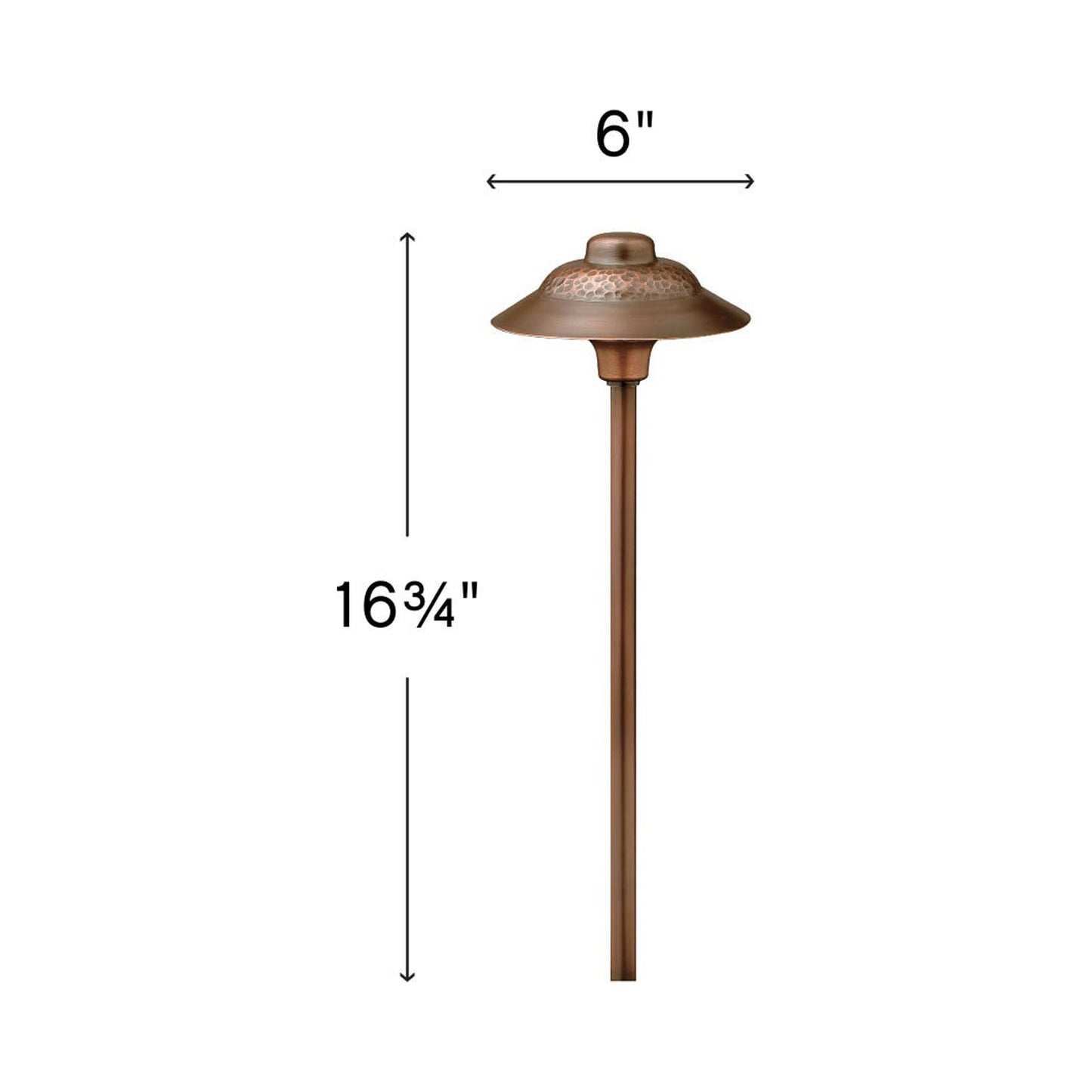 Essence Outdoor Path Light - line drawing.