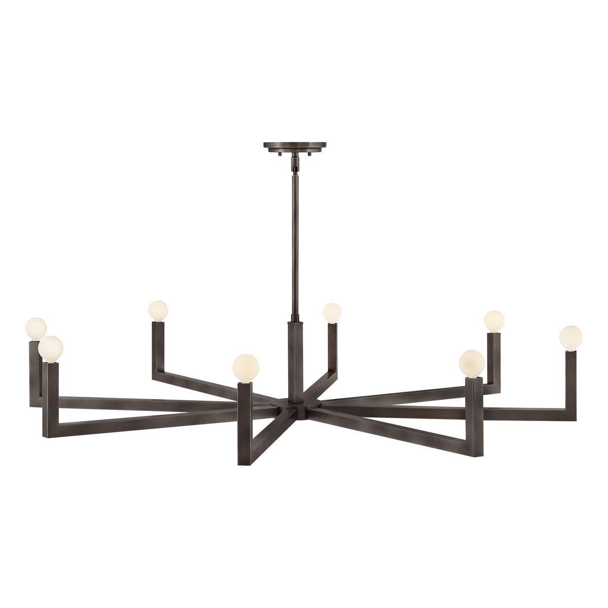 Ezra Chandelier in Black Oxide (50-Inch).