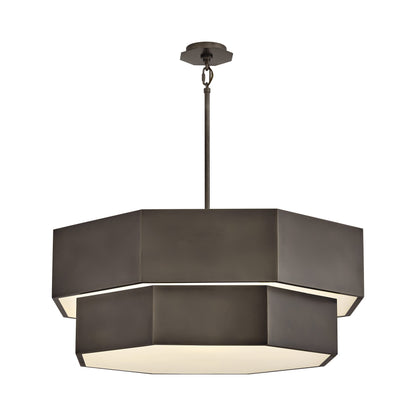 Facet Chandelier in Black Oxide (Large).