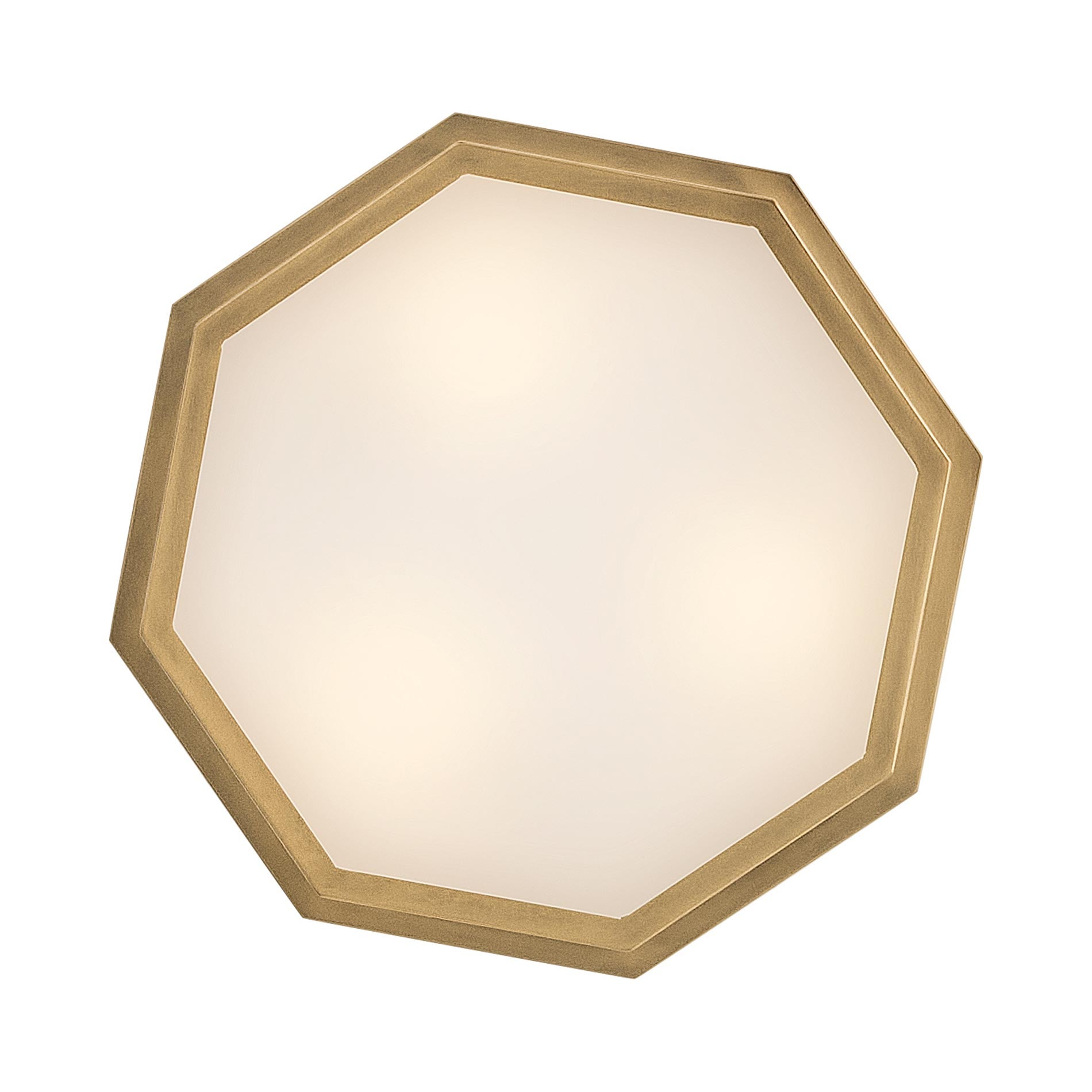 Facet Flush Mount Ceiling Light in Detail.