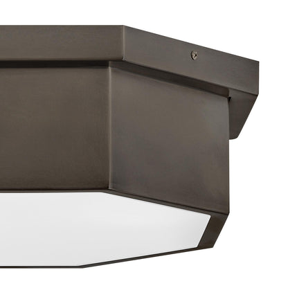 Facet Flush Mount Ceiling Light in Detail.