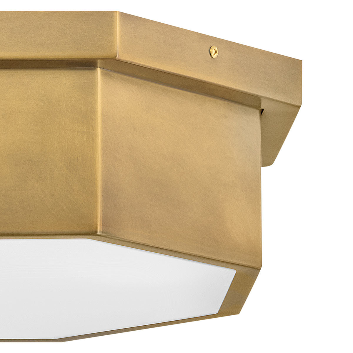 Facet Flush Mount Ceiling Light in Detail.