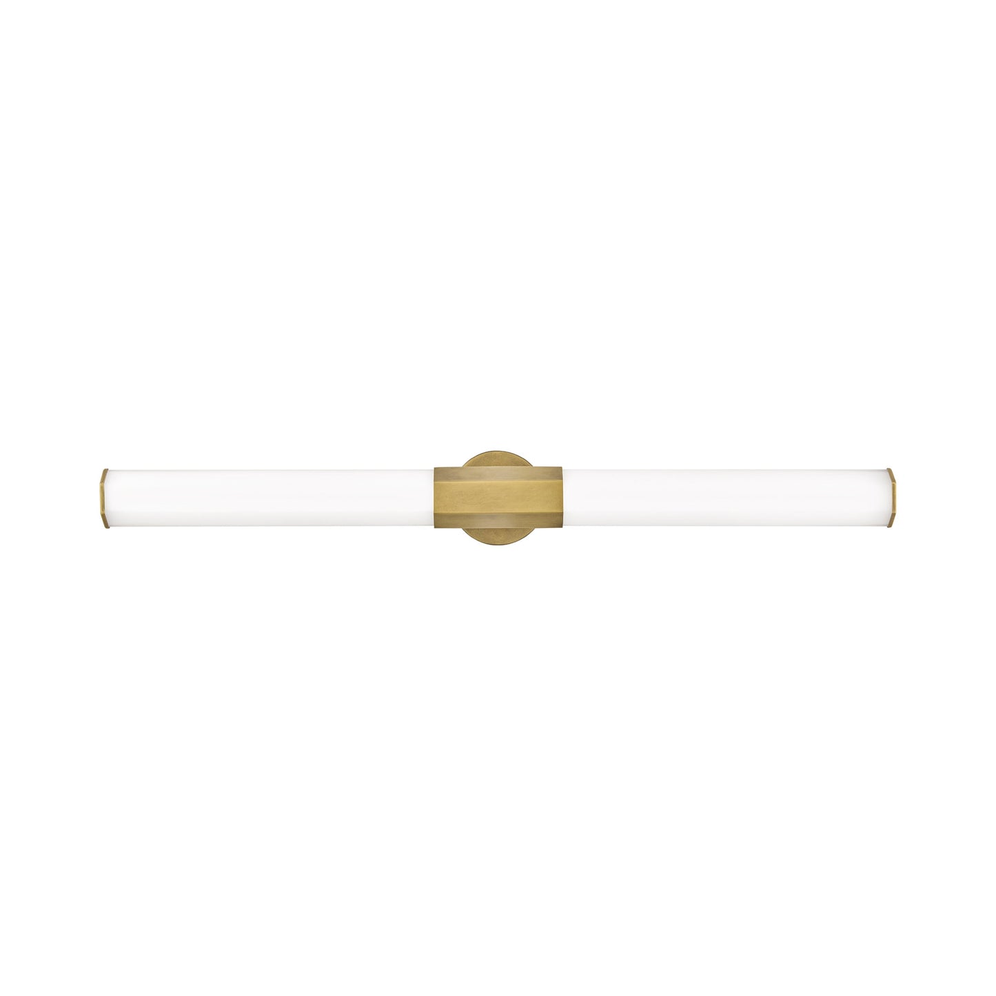 Facet LED Bath Vanity Light in Heritage Brass (Large).