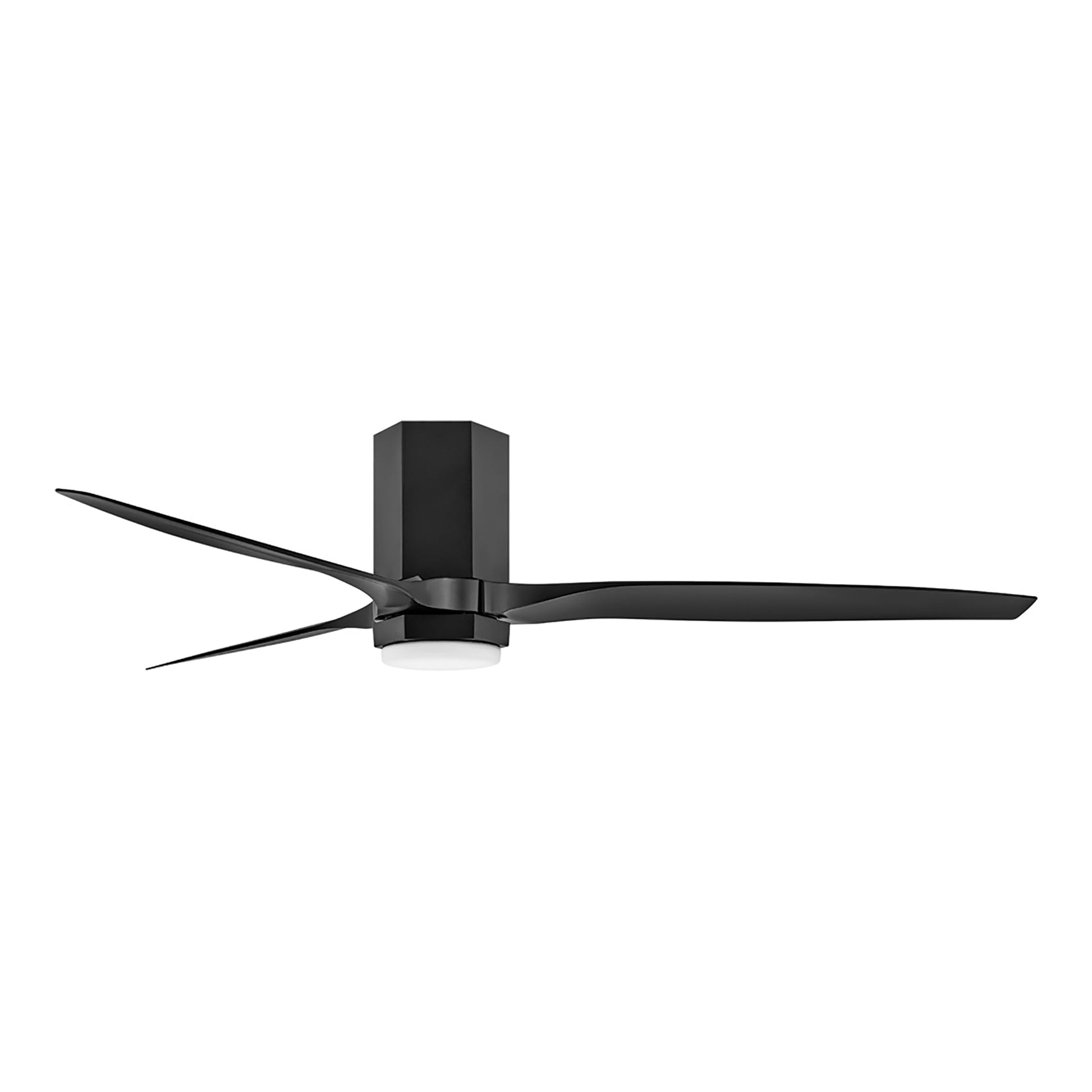 Facet LED Smart Ceiling Fan in Matte Black/Matte Black (60-Inch).