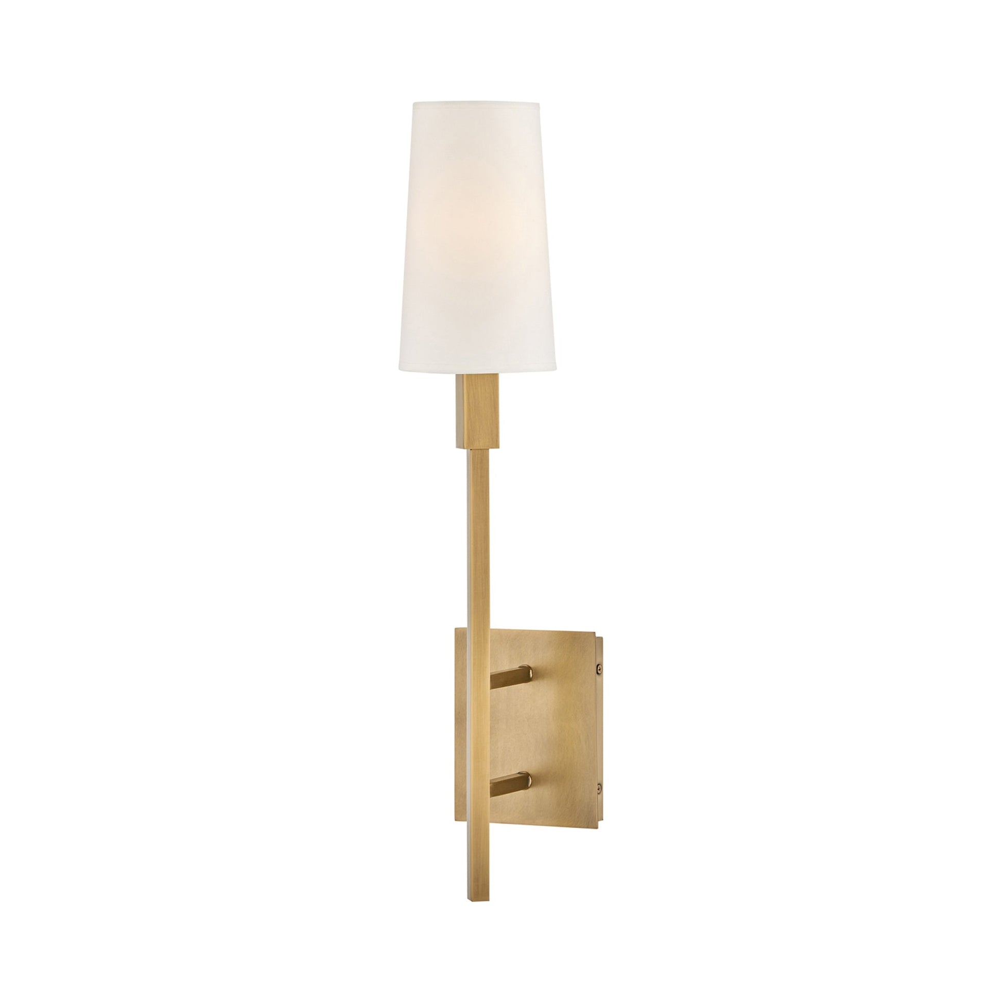 Fenwick Wall Light in Heritage Brass.