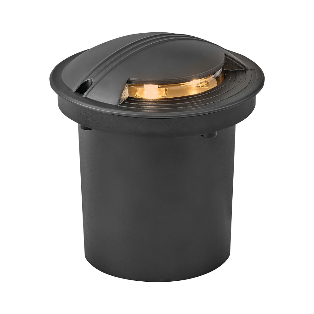 Flare LED Well Light in Stainless Steel Black (Uni-Directional).