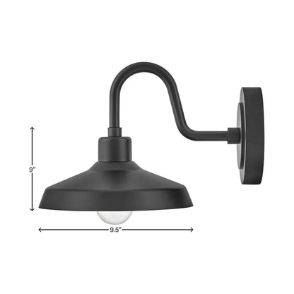 Forge Outdoor Wall Light - line drawing.