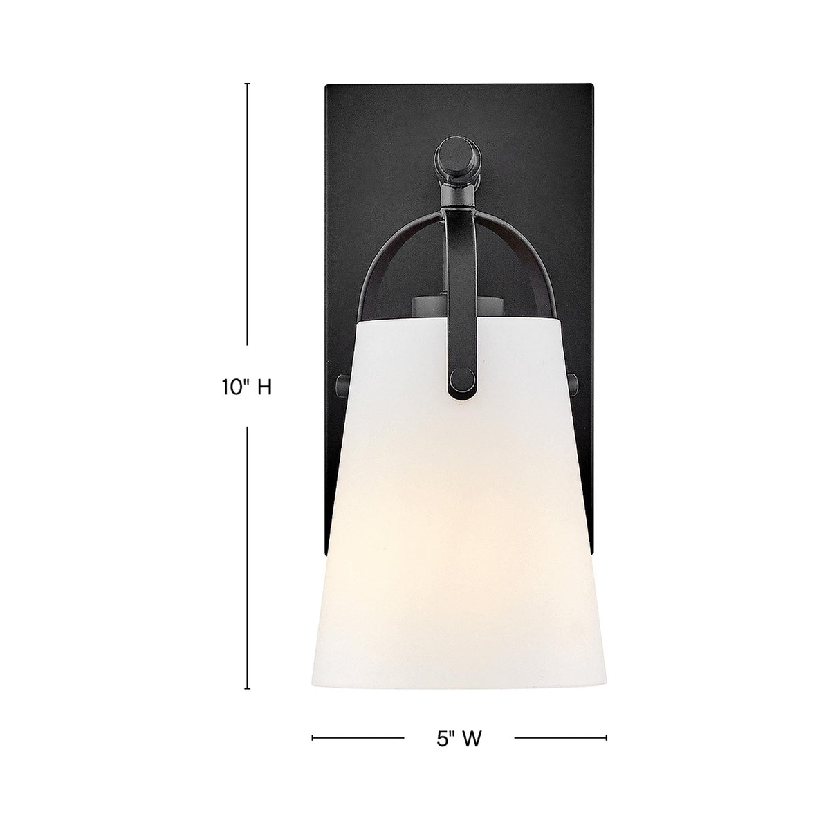 Foster Bath Wall Light - line drawing.