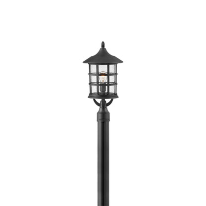 Freeport Coastal Outdoor Post Light in Textured Black (12V LED).