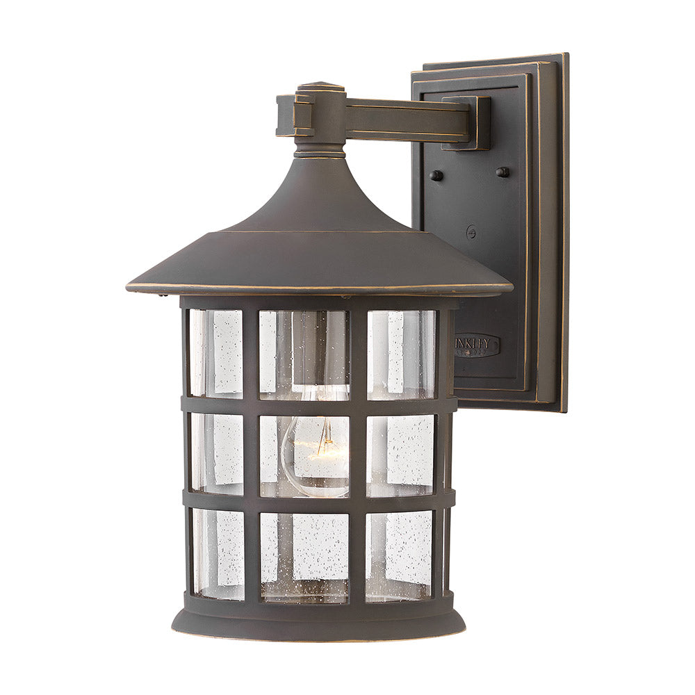 Freeport Coastal Outdoor Wall Light in Oil Rubbed Bronze (15.25-Inch).