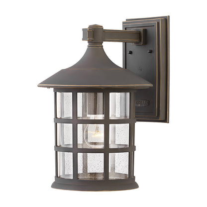 Freeport Coastal Outdoor Wall Light in Oil Rubbed Bronze (15.25-Inch).