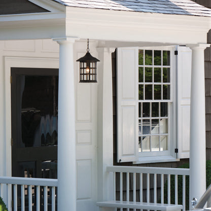 Freeport Outdoor Pendant Light in Outside Area.
