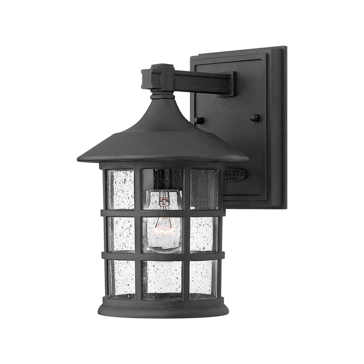 Freeport Outdoor Wall Light in Black (9.25-Inch).