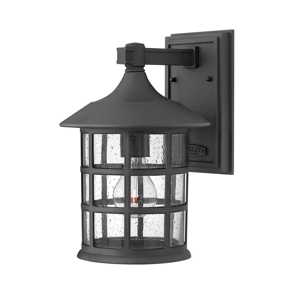 Freeport Outdoor Wall Light in Black (12.25-Inch).