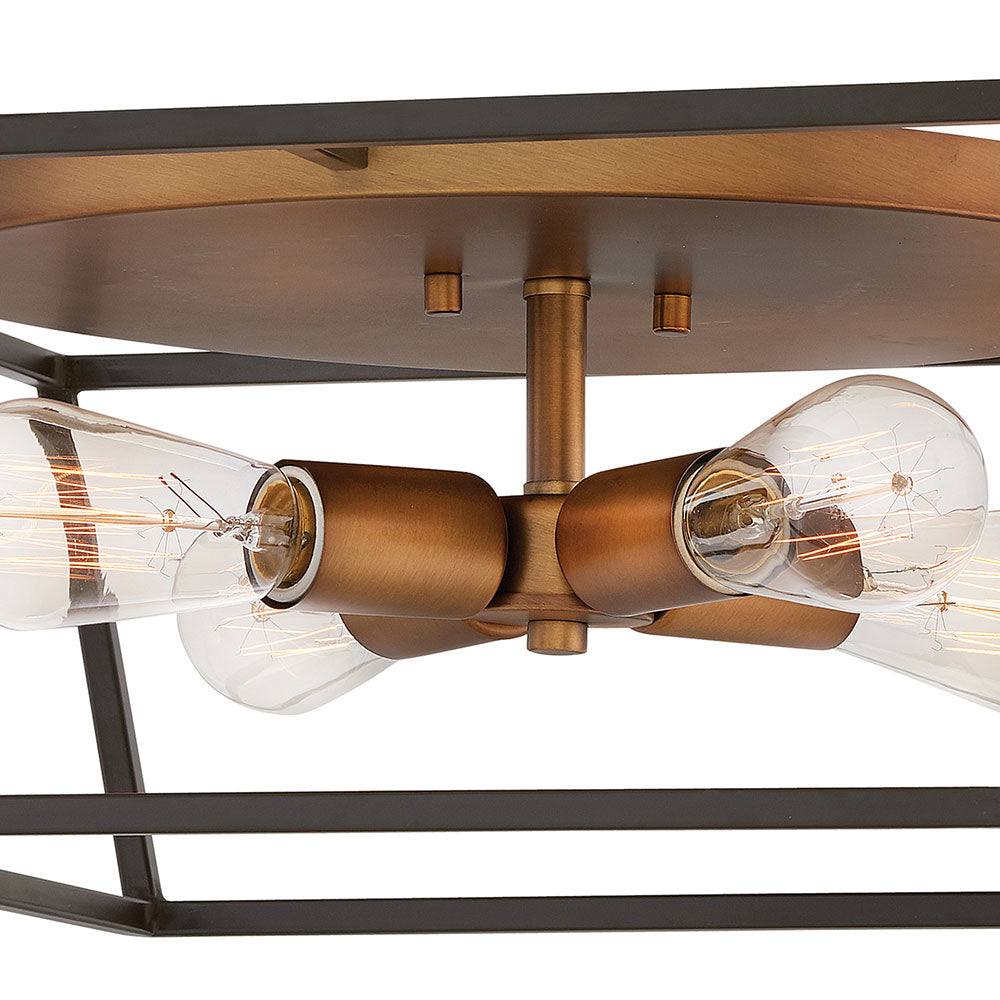 Fulton Flush Mount Ceiling Light in Detail.