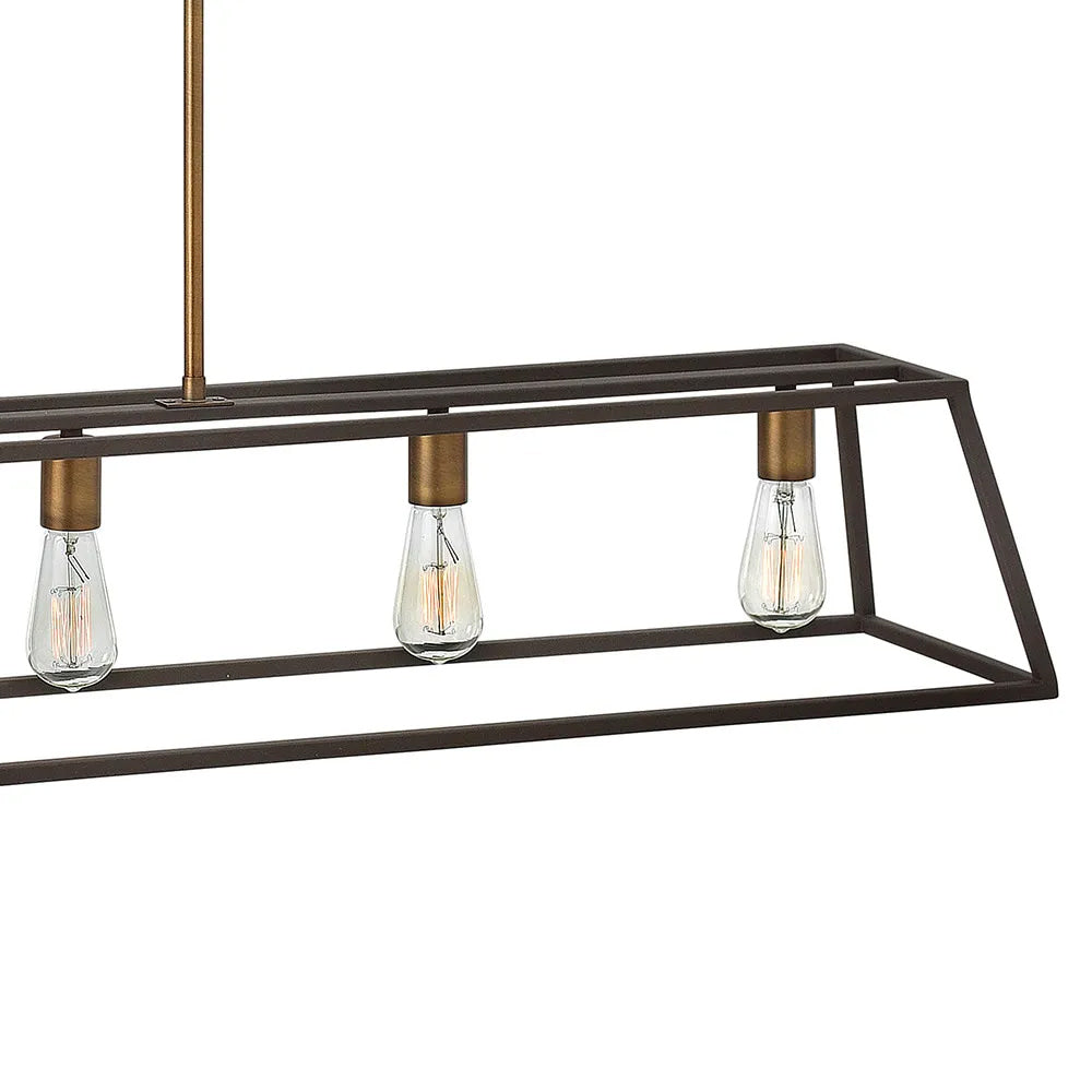 Fulton Linear Pendant Light in Detail.