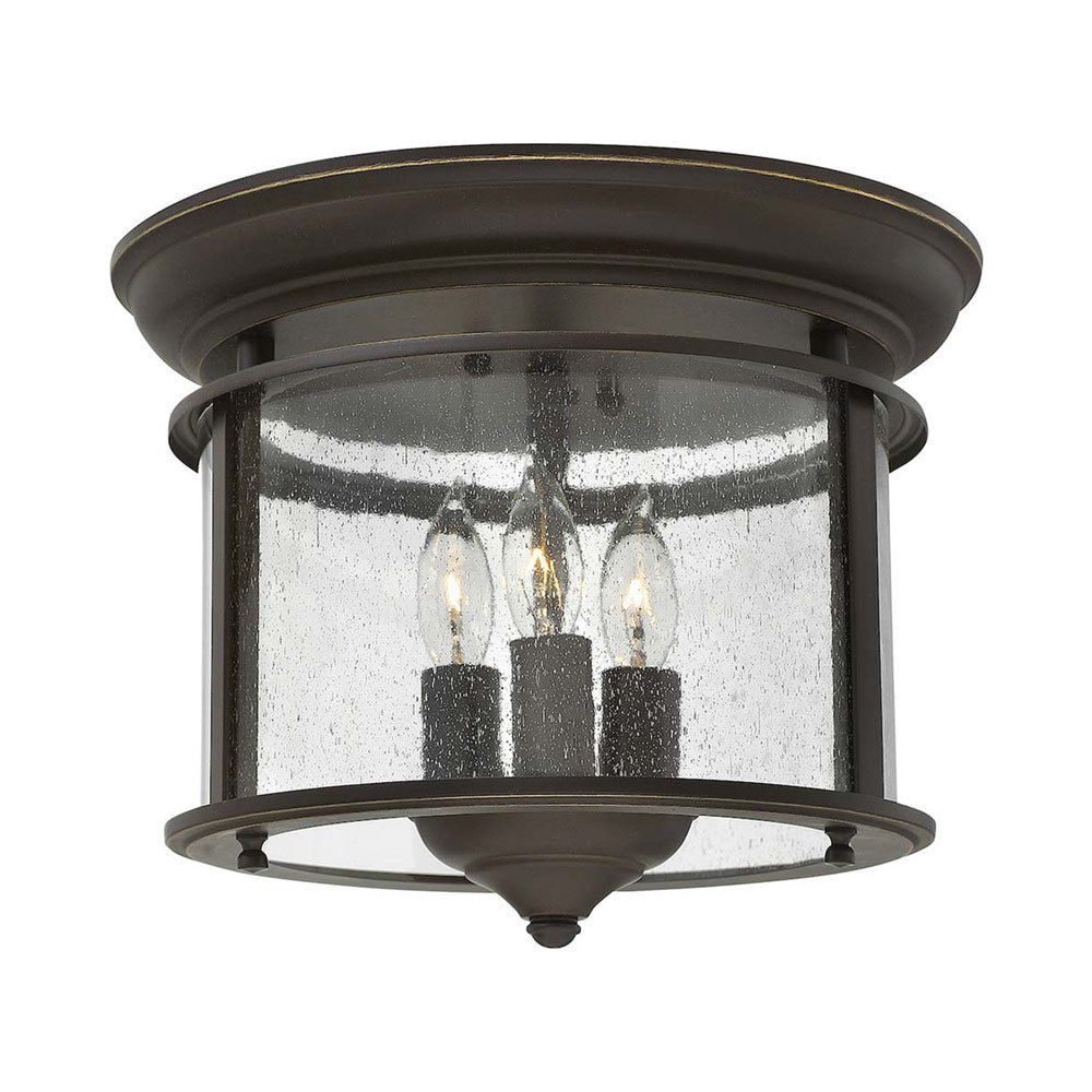 Gentry Flush Mount Ceiling Light in Olde Bronze.