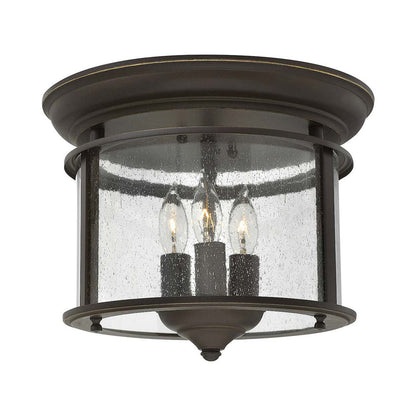 Gentry Flush Mount Ceiling Light in Olde Bronze.