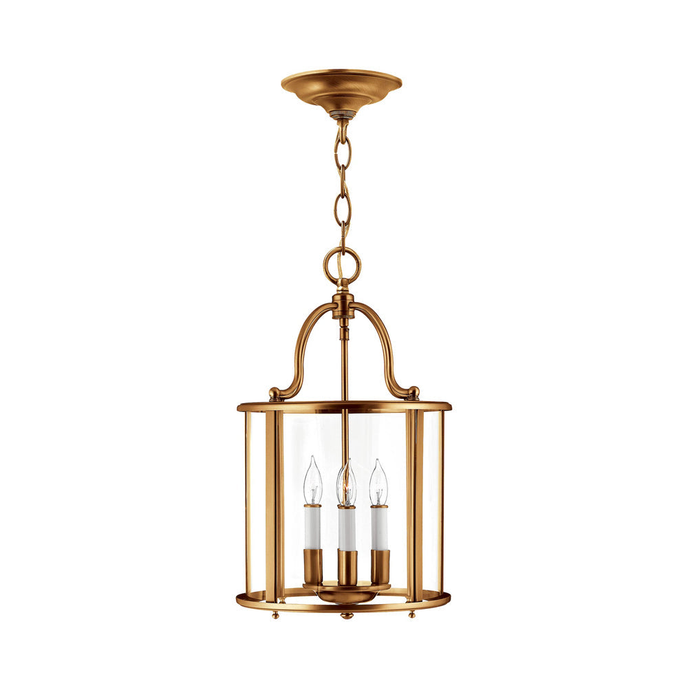 Gentry Pendant Light in Heirloom Brass (4-Light).