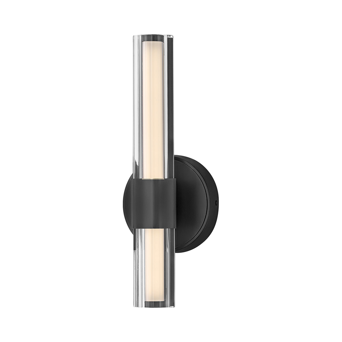 Georgette LED Wall Light in Black.