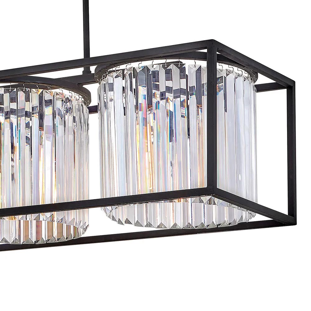 Giada Linear Pendant Light in Detail.