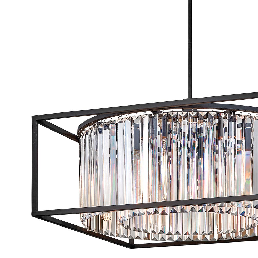 Giada Semi Flush Convertible Chandelier in Detail.