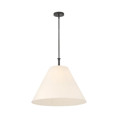 Greta Pendant Light in Blackened Brass.