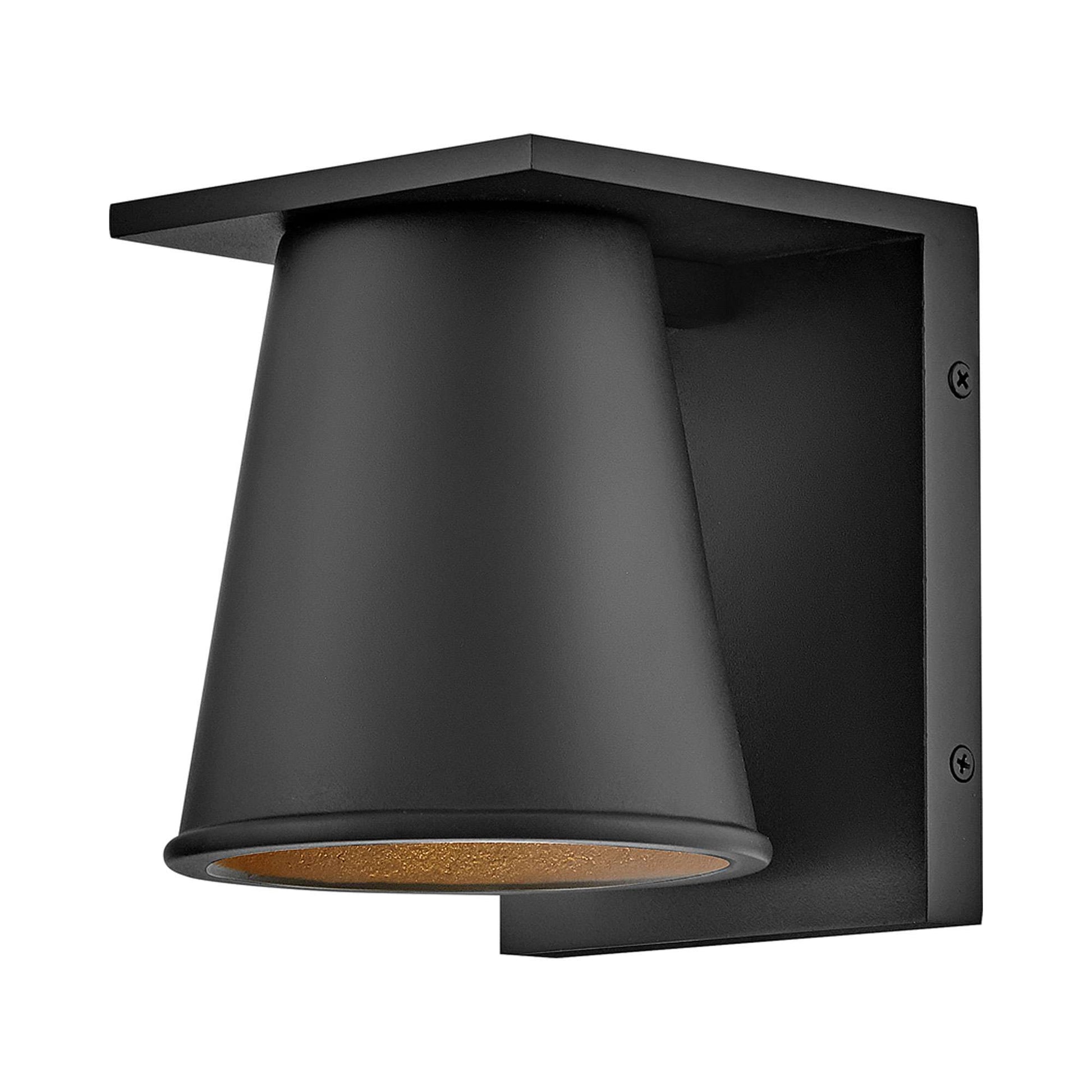 Hans Outdoor Wall Light in Black.